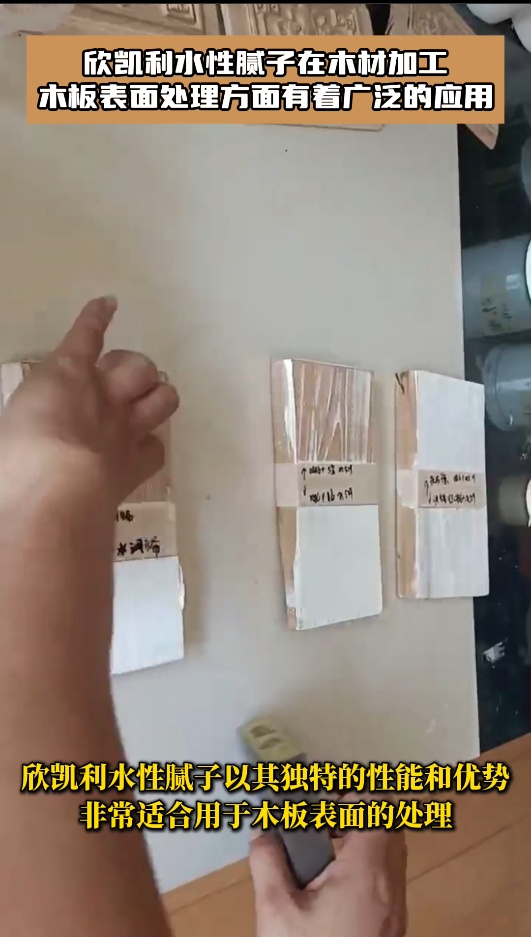 欣凱利水性膩?zhàn)泳哂幸欢ǖ姆莱毙阅?></span>
								<p class=